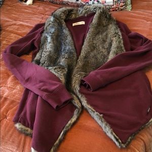 Fur Cardigan- Hollister
